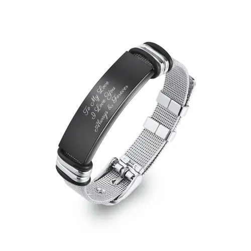 Image de Bracelet Photo Personnalisé - Cadeau Émouvant