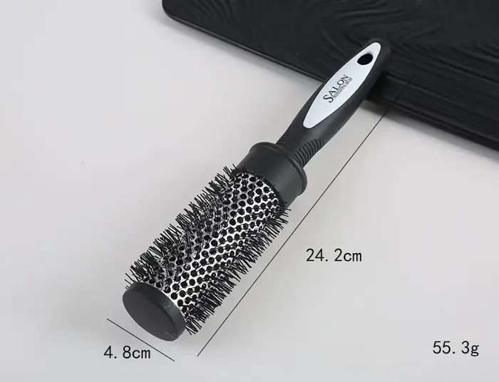 Image de Peigne Roulant Cylindrique pour Cheveux Bouclés
