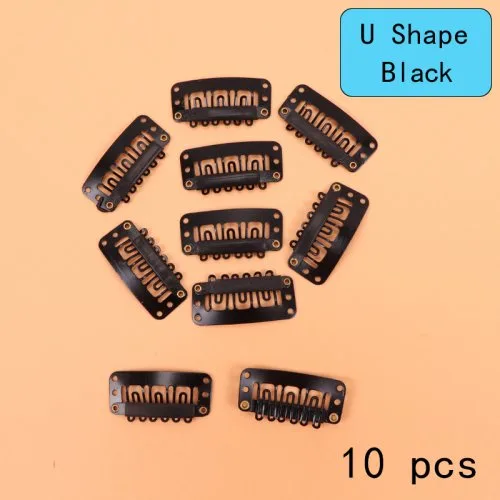 U kształt czarny 10pcs