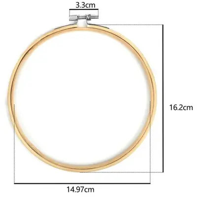 Image de Cerceaux de Broderie en Bambou - Lot de 10