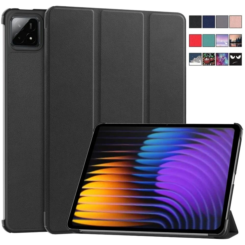 Bild von Für Xiaomi Pad 7 Fall 11,2 zoll Tri-Folding Flip Stand Fall Funda Für Xiaomi Pad 7 Pro Mi pad 7 2024 mit Auto Sleep Abdeckung
