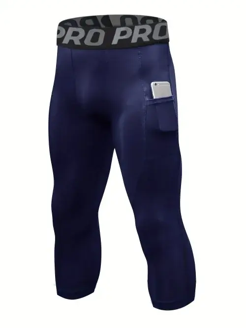 Image de Leggings de Compression Homme - Performance & Séchage Rapide