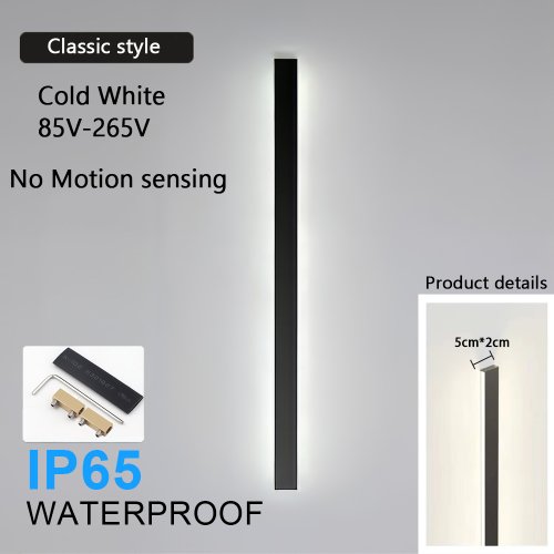 Afbeelding van Waterdichte LED Wandlamp met Bewegingssensor - IP65 Buitenverlichting