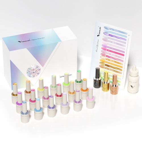 Bild von Venalisa VIP Nagelgellack-Set 10 ml – TPO-frei, professionelle Nail Art mit wunderschönen Farben und langlebigem Gelpigment für perfekte Maniküre