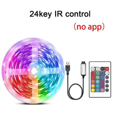 Image de Bande LED RGB avec Télécommande - Éclairage Ambiance Flexible