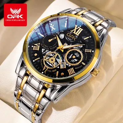 Image de Montre Homme Acier Lumineuse Étanche