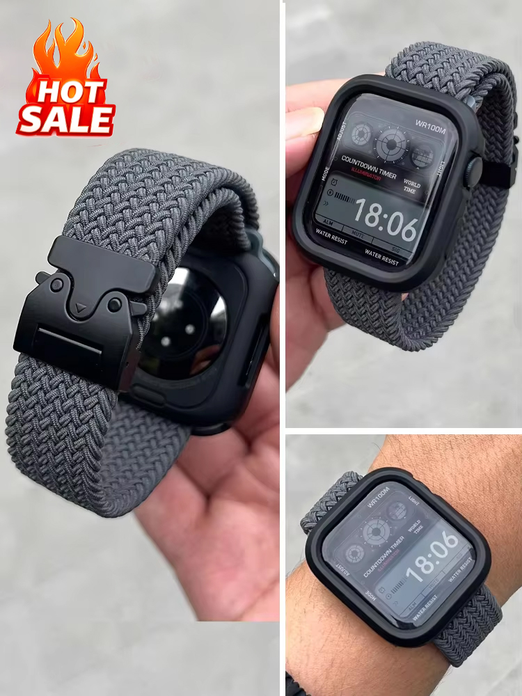 Image de Bracelet tressé en parachute pour Apple Watch 41mm, 45mm, 49mm