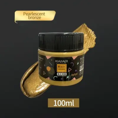 Peinture Acrylique Métallique Brillante - 300ml + 100ml