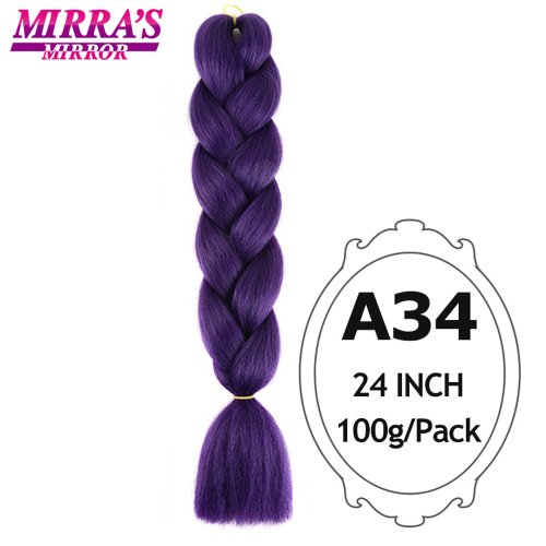 Immagine di Estensioni Capelli Jumbo Braids 24 Pollici - Ombre Colorati