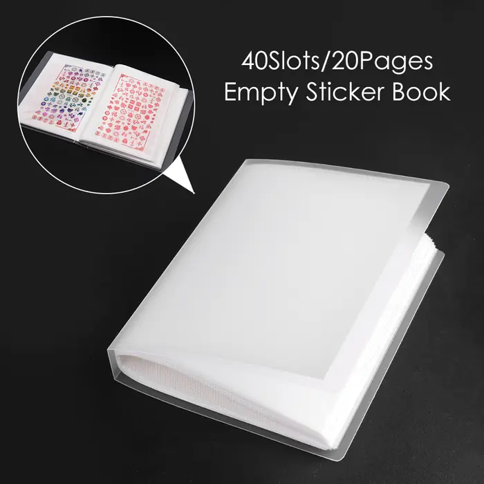 Image de Album de Stockage pour Stickers Ongles - 100 Fentes