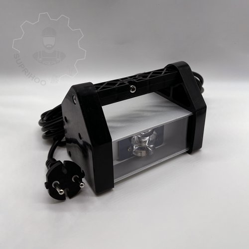 Professionele Schilderlamp met Verstelbare Arm en LED-Verlichting voor Gipsplaten, Schuren en Bouwwerkzaamheden