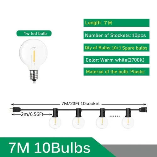 7M 10 glühbirnen
