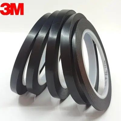 Image de Ruban Vinyle Noir Mat 3M - Décoration Auto & Moto