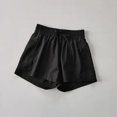 Image de Shorts de Yoga Femme Taille Haute 2 en 1 - Séchage Rapide