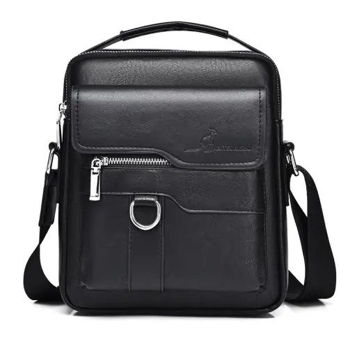 Image de Sac Messager Homme Cuir Vintage - Élégant & Pratique