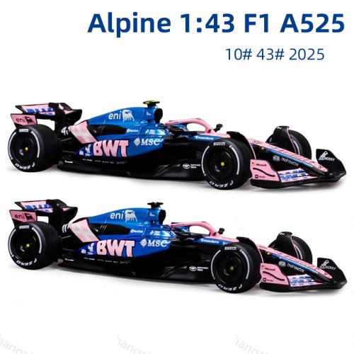 Immagine di Alpine A525 F1 2025 - Modello in Lega 1:43 BBURAGO