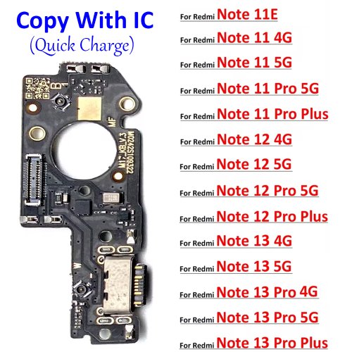 Afbeelding van Oplaadpoort & Flexkabel voor Xiaomi Redmi Note 11/12/13