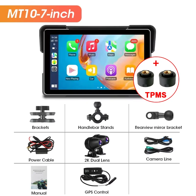 7Inch 2K dvr tpms