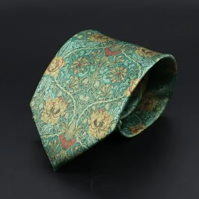 Image de Cravate Vintage Floral Rétro 8cm - Style Décontracté Homme