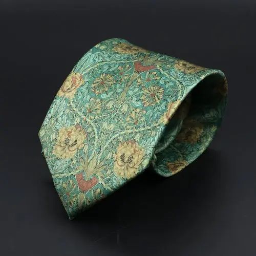 Image de Cravate Vintage Floral Rétro 8cm - Style Décontracté Homme