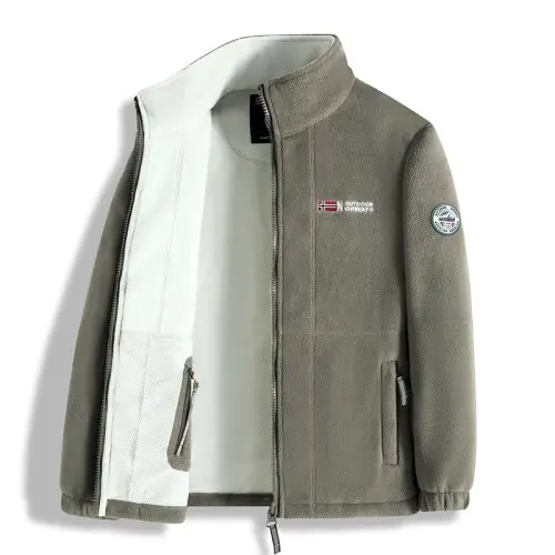 Image de Manteau Polaire Homme Hiver Chauffant & Coupe-Vent