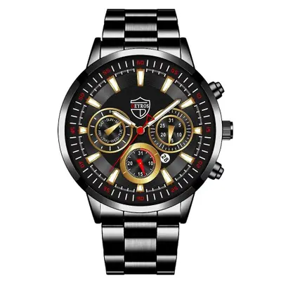 Image de Montre Homme Luxe Acier Inoxydable - Élégance & Sport