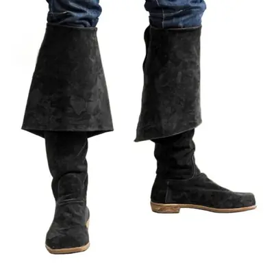 Image de Bottes Viking en Cuir PU - Cosplay Médiéval & Renaissance