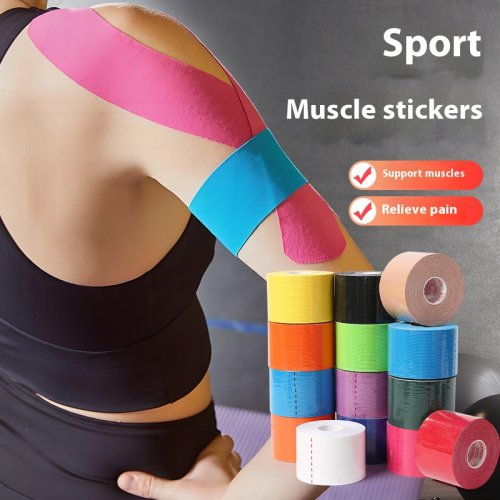 Immagine di Bende Kinesiologiche Elastiche - Protezione Sportiva e Recupero Muscolare
