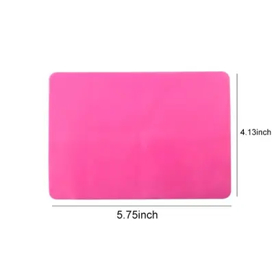 Image de Tapis de Travail Silicone Bleu & Rose pour Résine Époxy