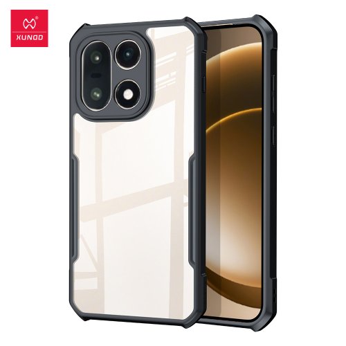 Image of Xundd Shockproof Airbag Tech Case for OnePlus 15 – Transparent TPU Acrylic Back Cover with Anti-Fingerprint, Non-Yellowing Protection