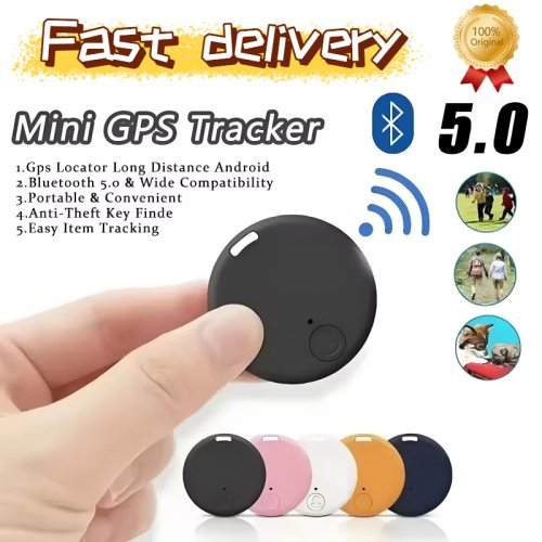 Image de Mini Traceur GPS Bluetooth 5.0 - Suivi Intelligent pour Animaux, Enfants & Objets