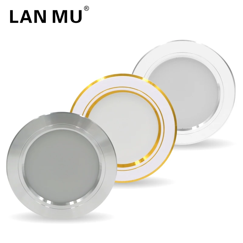 Bild von LED Einbauleuchte – Kalt- & Warmweiß, 5W–18W, Rund, 220V
