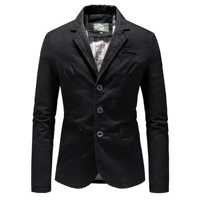 Image de Blazer Homme Élégant & Décontracté - Coton Pur