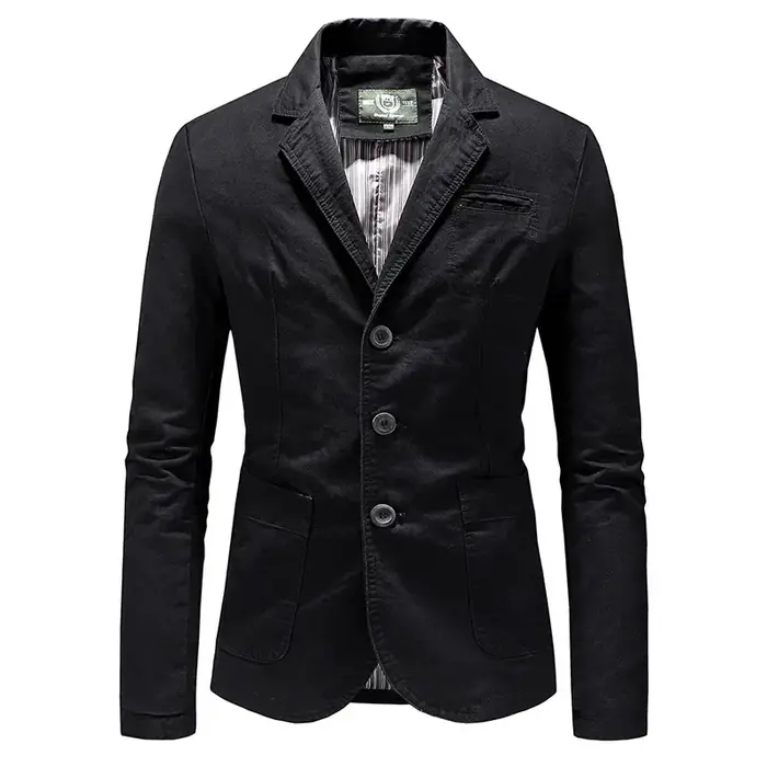 Image de Blazer Homme Élégant & Décontracté - Coton Pur