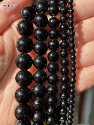 Image de Perles d'Agate Naturelles - 6 à 12mm - Pour Création de Bracelets