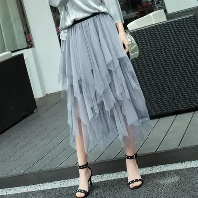 Image de Jupe Tutu Harajuku Tulle - Style Été Féminin & Décontracté