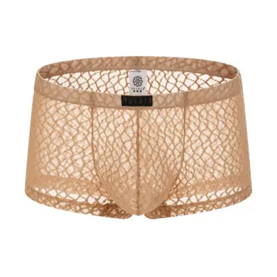 Image de Boxer Dentelle Homme Sexy Translucide