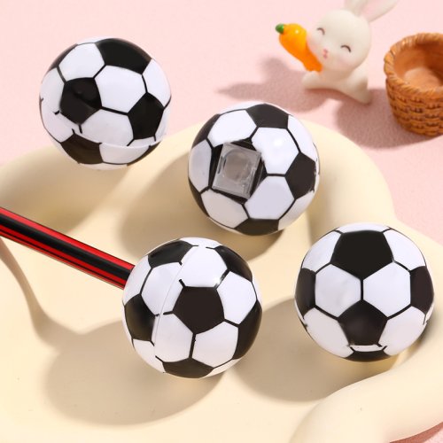 Imagen de Sacapuntas de Fútbol para Niños - Set de 5 Piezas con Diseño Creativo y Práctico para Escuela y Oficina