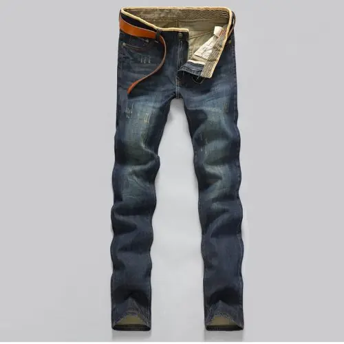 Image de Jeans Homme Coupe Droite - Denim Extensible & Confortable