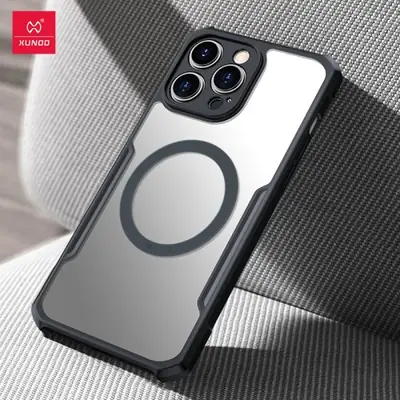 Image de Coque pour iPhone Magnétique Anti-Choc avec Airbag - Protection Ultra-Résistante