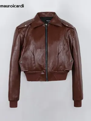 Image de Veste en Cuir PU Homme - Style Urbain & Surdimensionnée