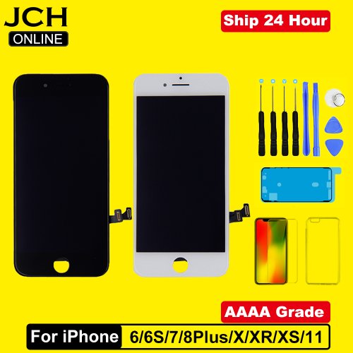 Imagen de Pantalla LCD de Grado AAAA para iPhone 6, 6s, 7, 8 Plus con Digitalizador Táctil 3D Compatible con iPhone X, XR, XS Max y 11 Pro - Montaje Perfecto y Alta Calidad