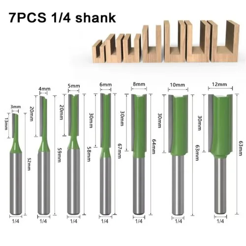 7Pcs 6.35mm