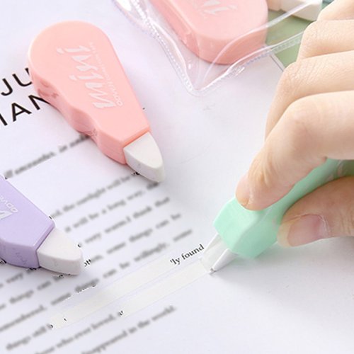 Image of 6-Piece Kawaii Macaron Correction Tape Set – Cute, Colorful, and Practical for Kids and Students
