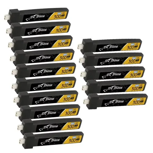 15 stuks 300mAh 1S