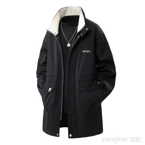 Image de Veste Longue Homme Grande Taille 7XL-9XL - Style Décontracté