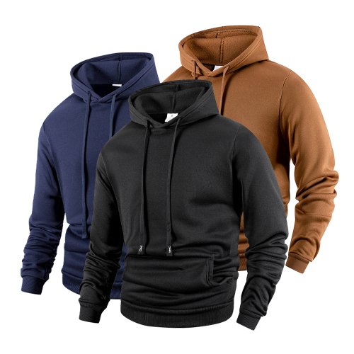 Immagine di Felpe da uomo donna manica lunga autunno primavera felpe casual streetwear felpa con cappuccio sciolto solido versatile pullover top
