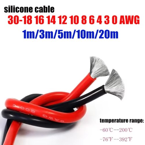 Bild von Silikonkabel 12V – Hochleistungs-Kabel für Auto, Solar & Haushalt