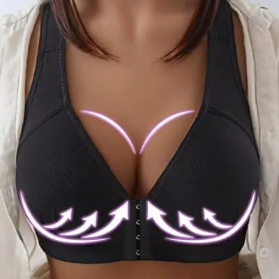 Image de Soutien-Gorge Push-Up Bouton Avant Sans Anneau