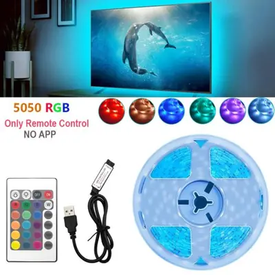 Image de Bande LED RGBIC Intelligente avec Synchronisation Musicale